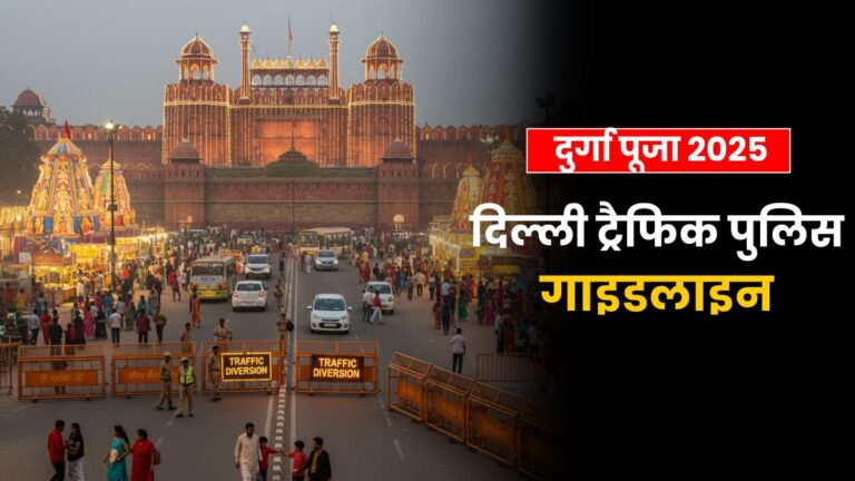 Delhi Traffic Advisory:नवरात्रि में कौन से रास्ते बंद, कहां लगा है डायवर्जन?घर से निकलने से पहले देख लें डिटेल